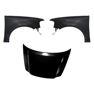 Replacement - 3-Piece (Hood Panel, Front Driver and Passenger Side Fender) (CAPA Certified)