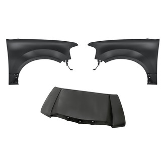 Replacement - 3-Piece (Hood Panel, Front Driver and Passenger Side Fender) (Standard Line)