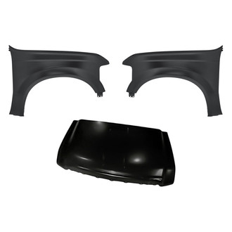 Replacement - 3-Piece (Hood Panel, Front Driver and Passenger Side Fender) (Standard Line)