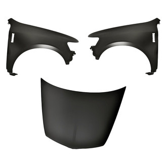 Replacement - 3-Piece (Hood Panel, Front Driver and Passenger Side Fender) (Standard Line)