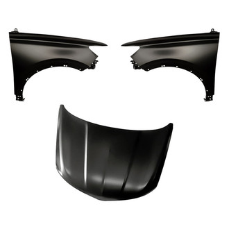 Replacement - 3-Piece (Hood Panel, Front Driver and Passenger Side Fender) (CAPA Certified)