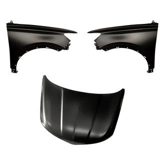 Replacement - 3-Piece (Hood Panel, Front Driver and Passenger Side Fender) (Standard Line)
