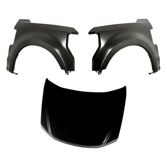 Replacement - 3-Piece (Hood Panel, Front Driver and Passenger Side Fender) (Standard Line)