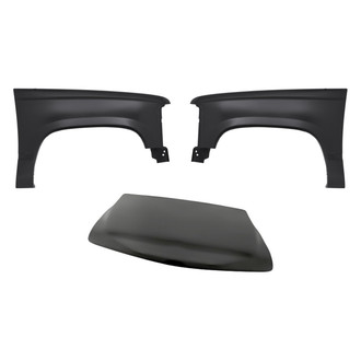 Replacement - 3-Piece (Hood Panel, Front Driver and Passenger Side Fender) (CAPA Certified)