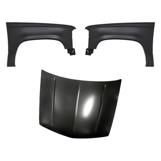 Replacement - 3-Piece (Hood Panel, Front Driver and Passenger Side Fender) (Standard Line)