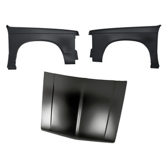 Replacement - 3-Piece (Hood Panel, Front Driver and Passenger Side Fender) (Standard Line)