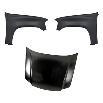 Replacement - 3-Piece (Hood Panel, Front Driver and Passenger Side Fender) (Standard Line)