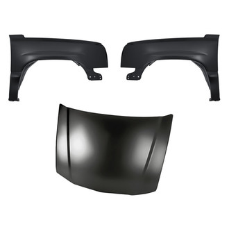 Replacement - 3-Piece (Hood Panel, Front Driver and Passenger Side Fender)