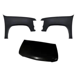 Replacement - 3-Piece (Hood Panel, Front Driver and Passenger Side Fender) (Standard Line)