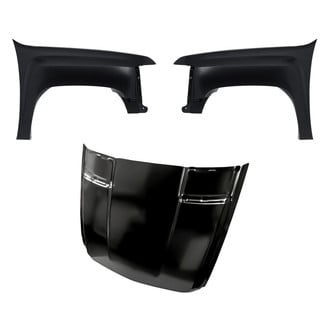Replacement - 3-Piece (Hood Panel, Front Driver and Passenger Side Fender) (CAPA Certified)