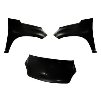 Replacement - 3-Piece (Hood Panel, Front Driver and Passenger Side Fender) (Standard Line)