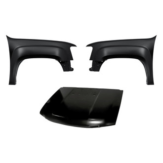 Replacement - 3-Piece (Hood Panel, Front Driver and Passenger Side Fender) (CAPA Certified)