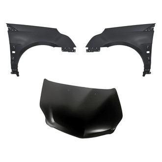 Replacement - 3-Piece (Hood Panel, Front Driver and Passenger Side Fender)