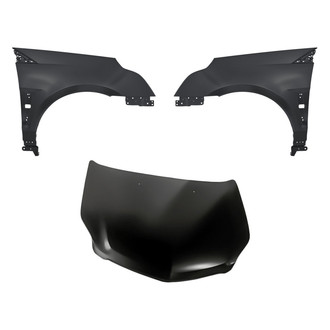 Replacement - 3-Piece (Hood Panel, Front Driver and Passenger Side Fender) (Standard Line)