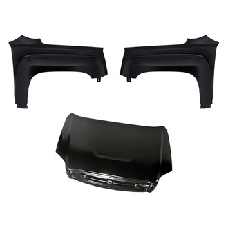 Replacement - 3-Piece (Hood Panel, Front Driver and Passenger Side Fender) (Standard Line)