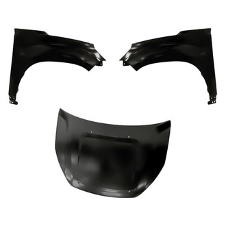 Replacement - 3-Piece (Hood Panel, Front Driver and Passenger Side Fender)