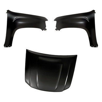 Replacement - 3-Piece (Hood Panel, Front Driver and Passenger Side Fender) (CAPA Certified)