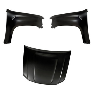 Replacement - 3-Piece (Hood Panel, Front Driver and Passenger Side Fender) (Standard Line)