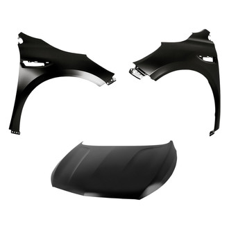 Replacement - 3-Piece (Hood Panel, Front Driver and Passenger Side Fender) (CAPA Certified)