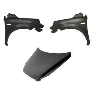 Replacement - 3-Piece (Hood Panel, Front Driver and Passenger Side Fender) (CAPA Certified)
