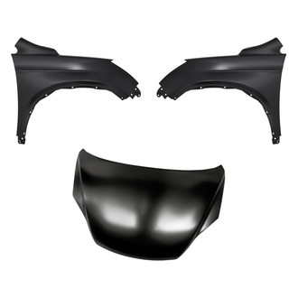 Replacement - 3-Piece (Hood Panel, Front Driver and Passenger Side Fender)
