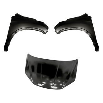 Replacement - 3-Piece (Hood Panel, Front Driver and Passenger Side Fender) (Standard Line)