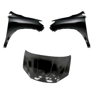 Replacement - 3-Piece (Hood Panel, Front Driver and Passenger Side Fender) (Standard Line)