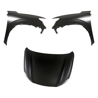Replacement - 3-Piece (Hood Panel, Front Driver and Passenger Side Fender) (Standard Line)