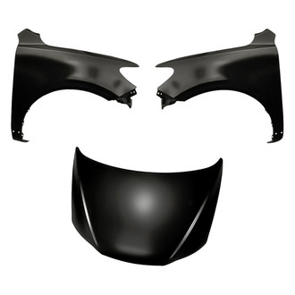 Replacement - 3-Piece (Hood Panel, Front Driver and Passenger Side Fender) (Standard Line)