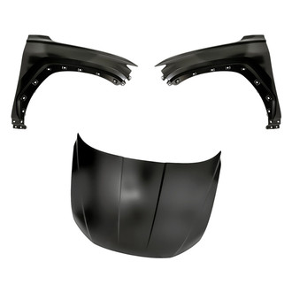 Replacement - 3-Piece (Hood Panel, Front Driver and Passenger Side Fender) (Standard Line)