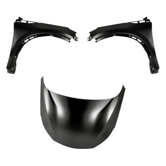 Replacement - 3-Piece (Hood Panel, Front Driver and Passenger Side Fender) (Standard Line)