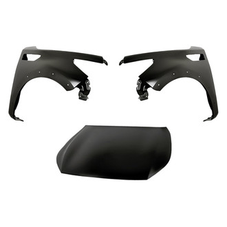 Replacement - 3-Piece (Hood Panel, Front Driver and Passenger Side Fender)