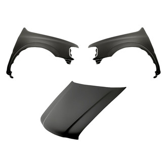 Replacement - 3-Piece (Hood Panel, Front Driver and Passenger Side Fender) (CAPA Certified)
