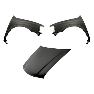 Replacement - 3-Piece (Hood Panel, Front Driver and Passenger Side Fender) (Standard Line)