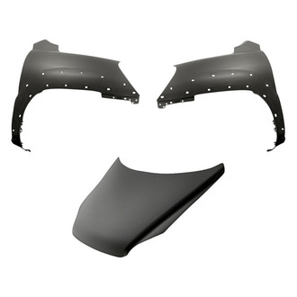 Replacement - 3-Piece (Hood Panel, Front Driver and Passenger Side Fender) (Standard Line)