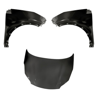 Replacement - 3-Piece (Hood Panel, Front Driver and Passenger Side Fender) (Standard Line)