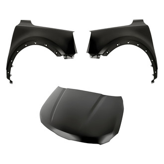 Replacement - 3-Piece (Hood Panel, Front Driver and Passenger Side Fender) (Standard Line)
