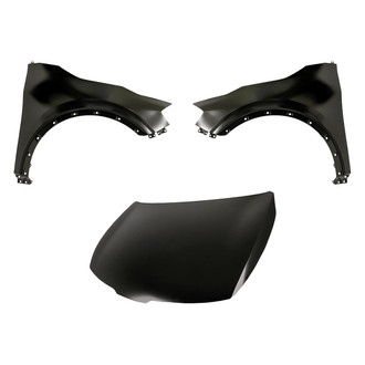 Replacement - 3-Piece (Hood Panel, Front Driver and Passenger Side Fender) (Standard Line)