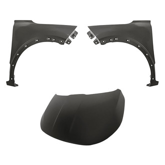Replacement - 3-Piece (Hood Panel, Front Driver and Passenger Side Fender)