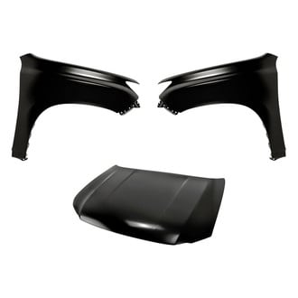 Replacement - 3-Piece (Hood Panel, Front Driver and Passenger Side Fender) (CAPA Certified)