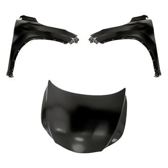Replacement - 3-Piece (Hood Panel, Front Driver and Passenger Side Fender) (Standard Line)
