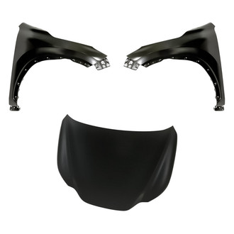 Replacement - 3-Piece (Hood Panel, Front Driver and Passenger Side Fender) (Standard Line)