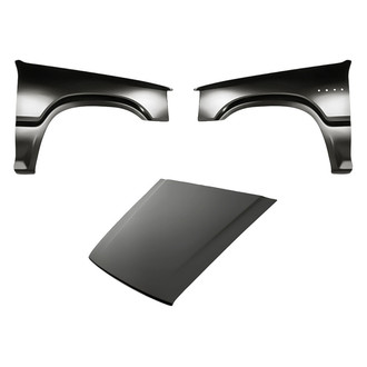 Replacement - 3-Piece (Hood Panel, Front Driver and Passenger Side Fender) (Standard Line)