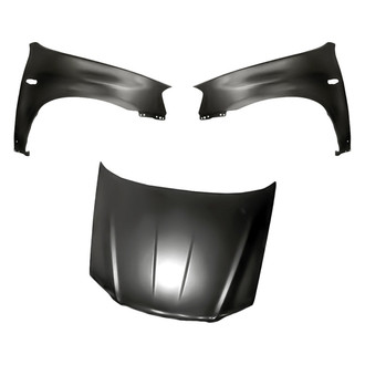 Replacement - 3-Piece (Hood Panel, Front Driver and Passenger Side Fender) (Standard Line)