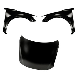 Replacement - 3-Piece (Hood Panel, Front Driver and Passenger Side Fender) (Standard Line)