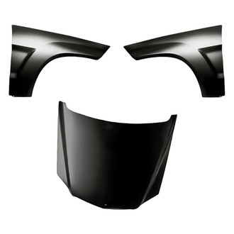 Replacement - 3-Piece (Hood Panel, Front Driver and Passenger Side Fender)