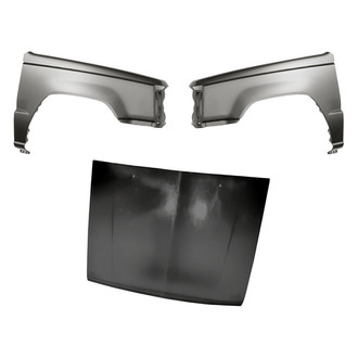 Replacement - 3-Piece (Hood Panel, Front Driver and Passenger Side Fender) (Standard Line)