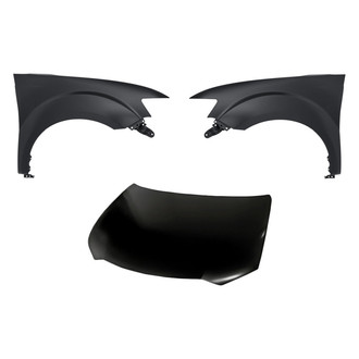 Replacement - 3-Piece (Hood Panel, Front Driver and Passenger Side Fender) (CAPA Certified)