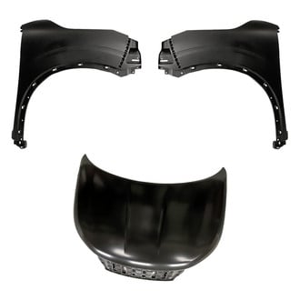 Replacement - 3-Piece (Hood Panel, Front Driver and Passenger Side Fender) (CAPA Certified)