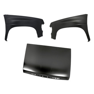 Replacement - 3-Piece (Hood Panel, Front Driver and Passenger Side Fender)